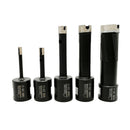 5pcs/set SHDIATOOL Diamond Core Drill Bits for Hard Stone Concrete Marble Granite Brick Laser Welded Dry Diamond Hole Saws 5/8-11 thread - DIATOOL