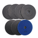 SHDIATOOL Diamond Polishing Pads for Marble Granite Dia 4"/100mm 7pcs/set - SHDIATOOL