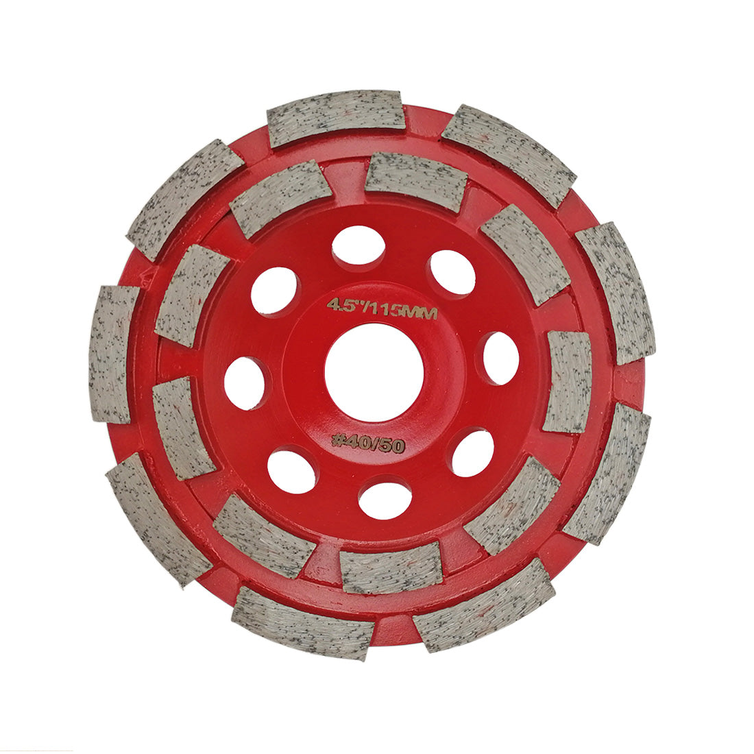 SHDIATOOL Concrete Turbo Row Diamond Grinding Cup Wheel Hard Masonry Marble Weld Turbo Cup Disc Fits 7/8 Inch Arbor from 4" to 7" - SHDIATOOL