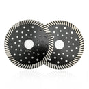 SHDIATOOL Diamond Narrow Turbo Blade with Multi Holes for Tile Granite Marble Concrete 4.5"5"7"9" - SHDIATOOL