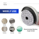 SHDIATOOL 4 Inch Vacuum Brazed Diamond Grinding Disc for Marble Concrete Granite Grit 30/50 - SHDIATOOL