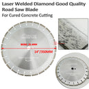 14 inch Segmented Rim Black Diamond Blade General Purpose Concrete/Brick - DIATOOL