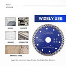 SHDIATOOL Hot Pressed A-Shape Mesh Turbo Diamond Blade Dia115/125mm Bore 22.23mm for Tile Marble Masonry - SHDIATOOL