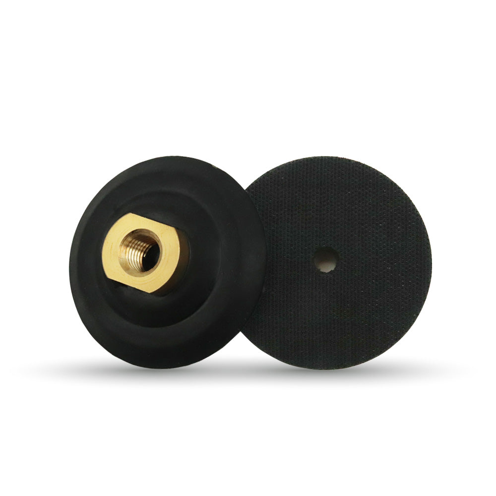 SHDIATOOL Rubber/Aluminum Backer Pads with M14 Thread for Diamond Polishing Pads 3"/4"/5" - SHDIATOOL