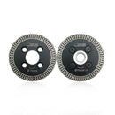 3" Diamond Mesh Turbo Rim Blade with Removable Flange Carving Granite Marble - DIATOOL