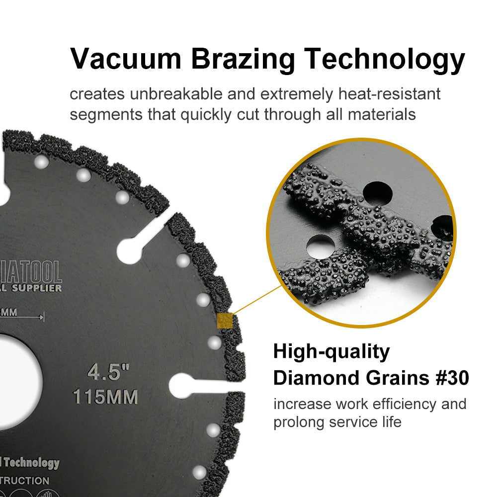 SHDIATOOL Diamond Cut Off Wheels for All Purpose Demolition/Rescue Saw Blades 4.5''/5''/7''/9'' - SHDIATOOL
