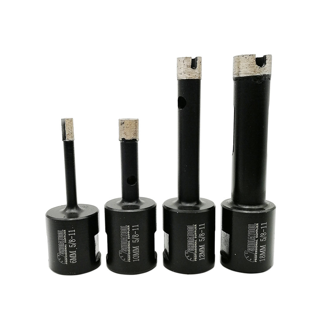 4pcs/set Diamond Drilling Core Bit for hard Granite SHDAITOOL 5/8-11 Thread - DIATOOL