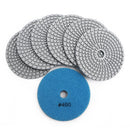 SHDIATOOL Diamond Polishing Pads for Marble Granite Dia 4"/100mm 7pcs/set - SHDIATOOL