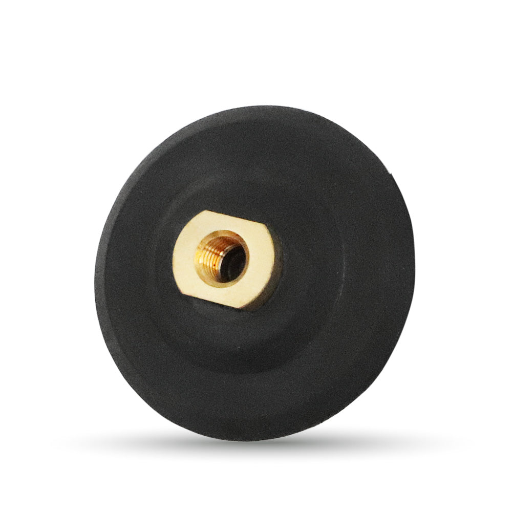 SHDIATOOL Rubber Backer Pad with 5/8-11 or M14 Thread for Diamond Polishing Pads Dia 3"/4"/5" - SHDIATOOL