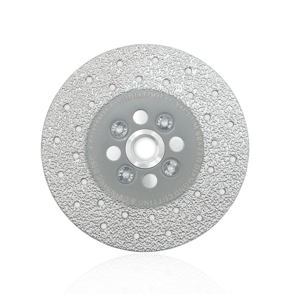 SHDIATOOL Granite Cutting Wheel for Marble QuartzFast Cutting Grinding Shaping Diamond Disc for Angle Grinder with 5/8-Inch-11 Thread 4"/4.5"/5" available Shipped from USA - DIATOOL