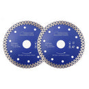 SHDIATOOL Hot Pressed A-Shape Mesh Turbo Diamond Blade Dia115/125mm Bore 22.23mm for Tile Marble Masonry - SHDIATOOL
