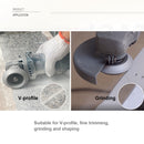 SHDIATOOL V-shape Diamond Hand Grinding Wheels for Marble Ceramic Tile Carving Edge Bore 22.23mm - SHDIATOOL