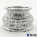 3"/75mm Vacuum Brazed Diamond Hand Convex Grinding Disc - DIATOOL