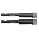 Dry Diamond Drill Bits 2pcs 6/8/10/12/14mm with Quick Change Hex Shank for Granite Porcelain Tile Ceramic Marble - SHDIATOOL
