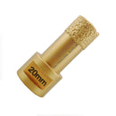 Dry Diamond Drill Core Bit for Porcelain Tile Granite Marble M14 Connection Diamond height 15MM - DIATOOL