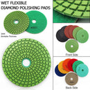 4 inch Professional Wet Polishing Pads for Marble Granite 8pcs/set - SHDIATOOL