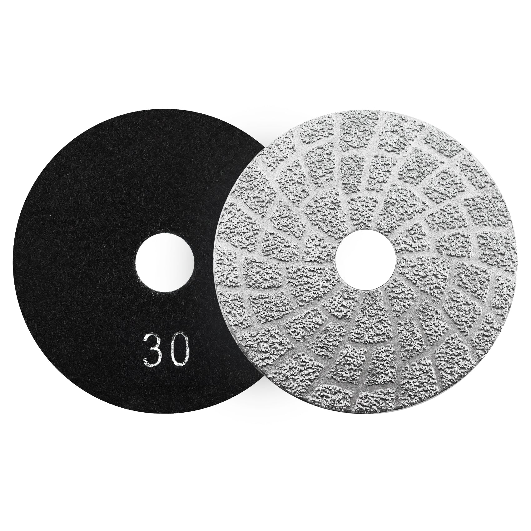 SHDIATOOL 4 Inch Vacuum Brazed Diamond Grinding Disc for Marble Concrete Granite Grit 30/50 - SHDIATOOL