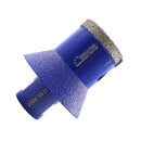 SHDIATOOL Diamond Drilling Chamfer Milling Bits with 5/8-11 or M14 Thread for Enlarging Grinding Trimming Tile Ceramic Marble Size 25/25/35mm - SHDIATOOL