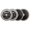 SHDIATOOL X Mesh Turbo Double Sided Diamond Cutting Grinding Disc for Tile Ceramic Marble Stone 4''/4.5''/5'' - SHDIATOOL