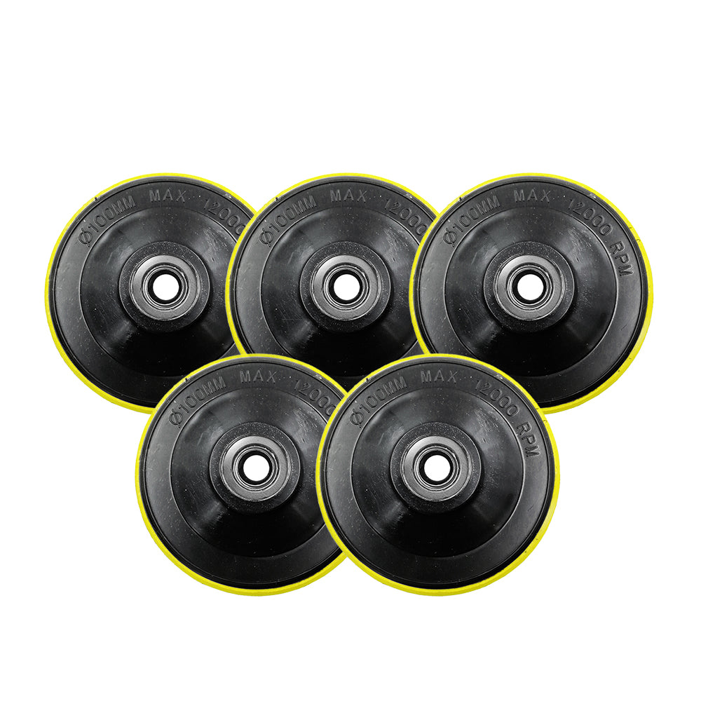 4 inch 5 inch Foam Plastic Back Pads for Diamond Polishing Pads 5pcs/10pcs - SHDIATOOL