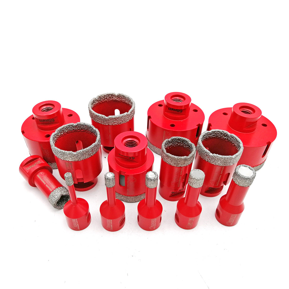 DIATOOL 19pcs/set M14 Vacuum Brazed Diamond Drill Core Bits Stone Hole Saw Diamond Drill Bit Granite Marble Ceramic Drilling Bit - DIATOOL