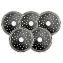 SHDIATOOL Diamond Narrow Turbo Blade with Multi Holes for Tile Granite Marble Concrete 4.5"5"7"9" - SHDIATOOL