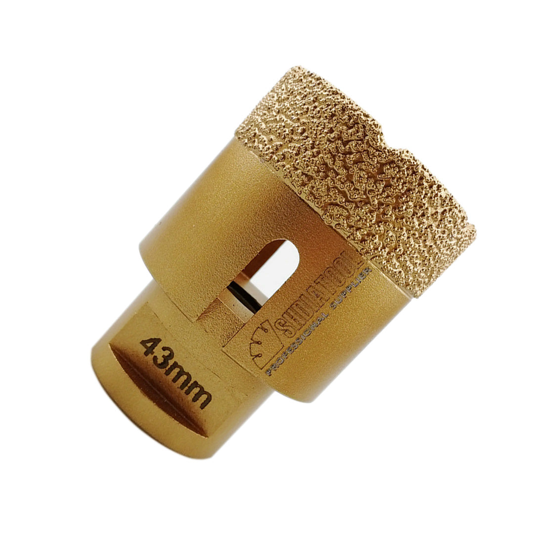 Dry Diamond Drill Core Bit for Porcelain Tile Granite Marble M14 Connection Diamond height 15MM - DIATOOL