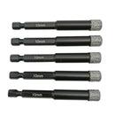 Dry Diamond Drill Bits 2pcs 6/8/10/12/14mm with Quick Change Hex Shank for Granite Porcelain Tile Ceramic Marble - SHDIATOOL