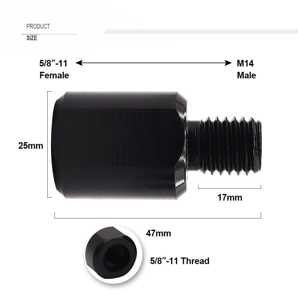 SHDIATOOL Core Bits Adapter Connection Converter Different Thread Grinding Wheel Adapter - SHDIATOOL