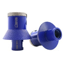 SHDIATOOL Diamond Drilling Chamfer Milling Bits with 5/8-11 or M14 Thread for Enlarging Grinding Trimming Tile Ceramic Marble Size 25/25/35mm - SHDIATOOL