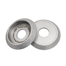 SHDIATOOL V-shape Diamond Hand Grinding Wheels for Marble Ceramic Tile Carving Edge Bore 22.23mm - SHDIATOOL