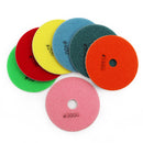 SHDIATOOL Diamond Polishing Pads for Marble Granite Dia 4"/100mm 7pcs/set - SHDIATOOL