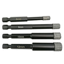 Professional Dry Diamond Tile Drill Bits Set with Quick-fit Shank - DIATOOL