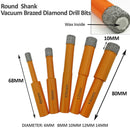 Dry Diamond Tile Drill Bits Set with Round shank - DIATOOL
