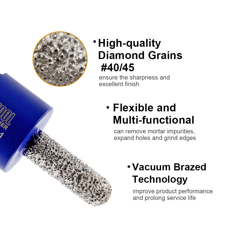 SHDIATOOL Diamond Mortar Raking Bit for Mortar Raking Tuck Pointing Masonry Stone Brick Removal M14 or 5/8"-11 Thread or Round Shank - SHDIATOOL