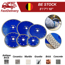 X Mesh Turbo Diamond Blade Cutting Disc for Tile Ceramic Porcelain Marble 5"7"10" BE Warehouse - SHDIATOOL