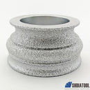 3"/75mm Vacuum Brazed Diamond Hand Convex Grinding Disc - DIATOOL