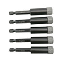 Dry Diamond Drill Bits 2pcs 6/8/10/12/14mm with Quick Change Hex Shank for Granite Porcelain Tile Ceramic Marble - SHDIATOOL
