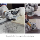 3"/75mm Vacuum Brazed Diamond Grinding Wheel Demi-bullnose Edge Profile 1pc - SHDIATOOL