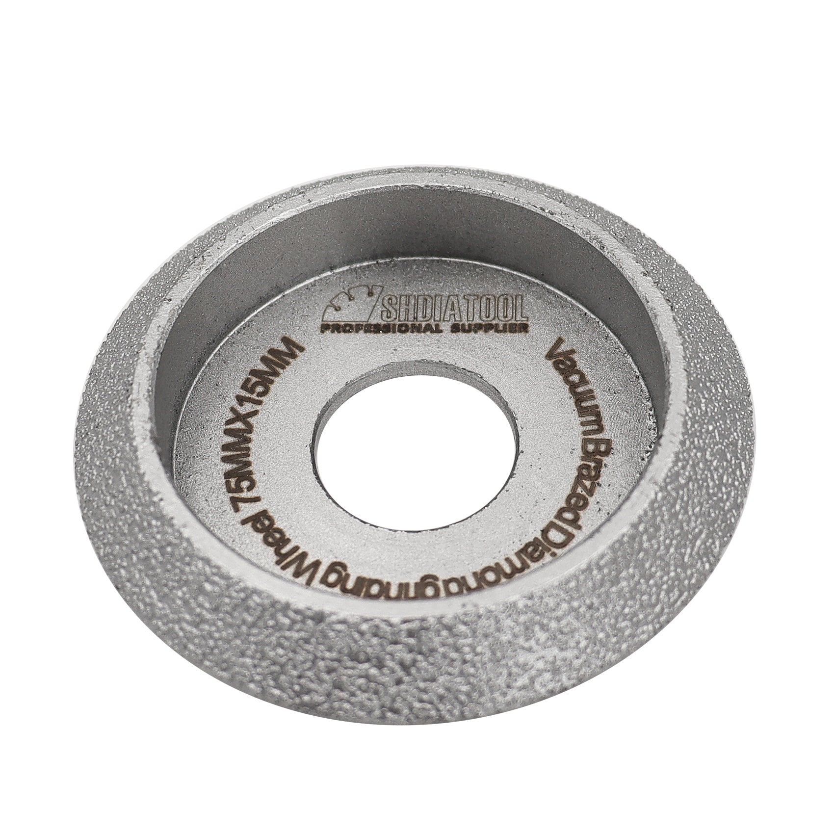 SHDIATOOL V-shape Diamond Hand Grinding Wheels for Marble Ceramic Tile Carving Edge Bore 22.23mm - SHDIATOOL