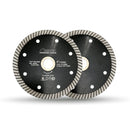 SHDIATOOL Super Thin Diamond Turbo Blade  Cutting Porcelain Ceramic Tile Granite 4" 4.5" 5" - SHDIATOOL