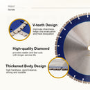SHDIATOOL Sintered Diamond Concrete Blade Dia 14inch/354mm Bore 25.4mm - SHDIATOOL