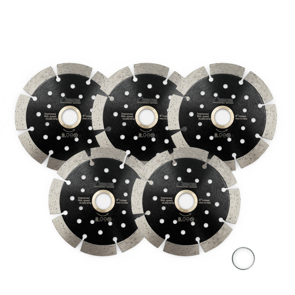 SHDIATOOL Concrete Diamond Segmented Saw Blade with Multi Holes Cutting Granite Marble - SHDIATOOL