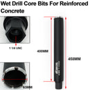 Wet Drill Core Bits for High PSI/Reinforced Concrete 1-1/4" UNC Thread Hole Saw Diameter 25/32/40/51/63/76/102/108/127/152mm available only Sold in Europe - SHDIATOOL
