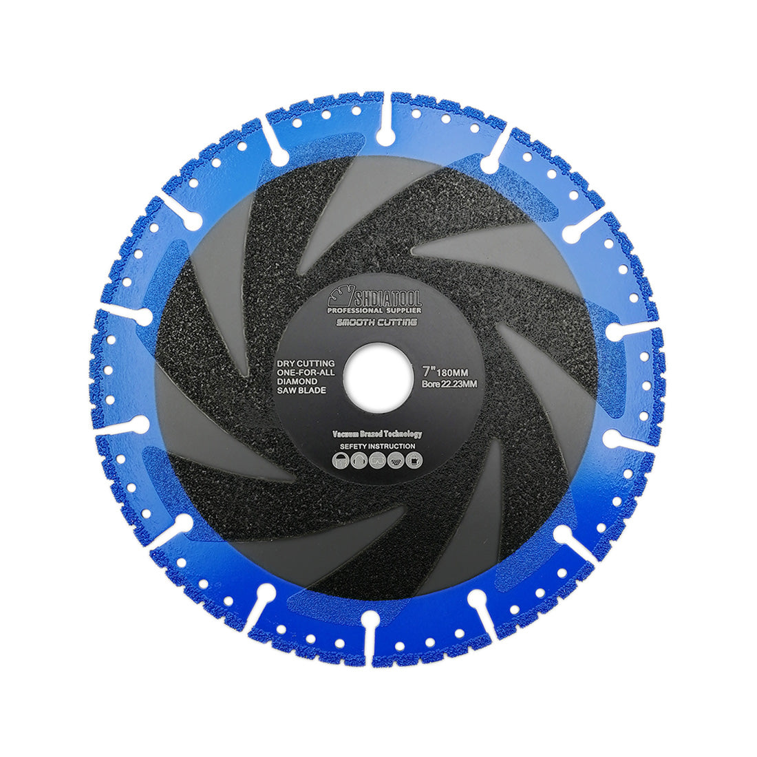 SHDIATOOL Metal Cutting Diamond Blade All Purpose Cut Off Wheel for Rebar Sheet Metal Angle Iron Stainless Steel Available Size 4.5"/5"/6"/7"/9"/12"/14"/16" - SHDIATOOL
