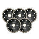 SHDIATOOL Super Thin Diamond Turbo Blade  Cutting Porcelain Ceramic Tile Granite 4" 4.5" 5" - SHDIATOOL