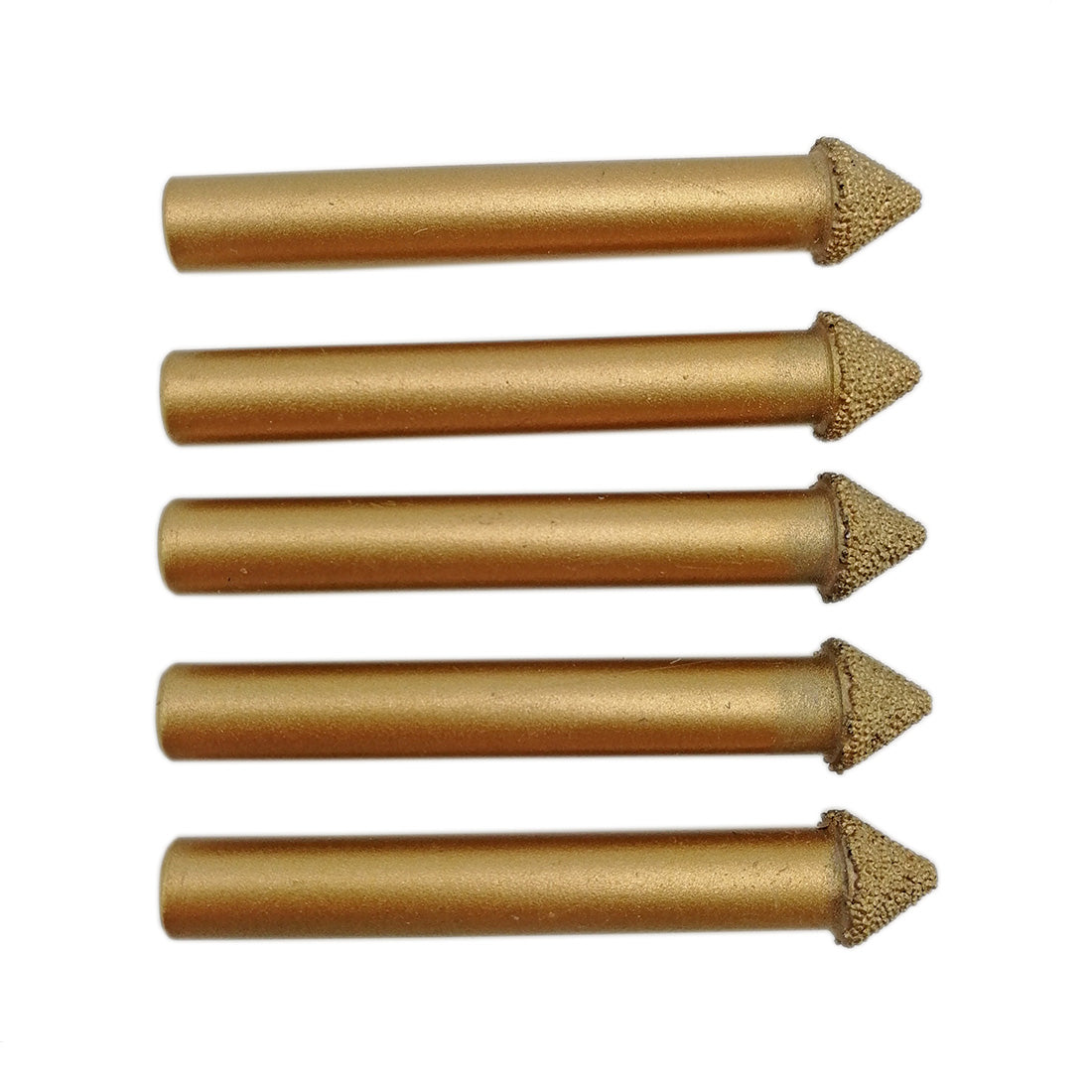5pcs CNC Vacuum Brazed Diamond Engraving Bits for Stone Carving Tools granite - SHDIATOOL