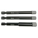 Professional Dry Diamond Tile Drill Bits Set with Quick-fit Shank - DIATOOL