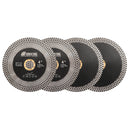 SHDIATOOL X Mesh Turbo Double Sided Diamond Cutting Grinding Disc for Tile Ceramic Marble Stone 4''/4.5''/5'' - SHDIATOOL