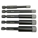 Professional Dry Diamond Tile Drill Bits Set with Quick-fit Shank - DIATOOL